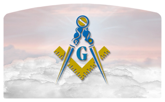 DACRO-370-PK Masonic Lodge Clouds Pink